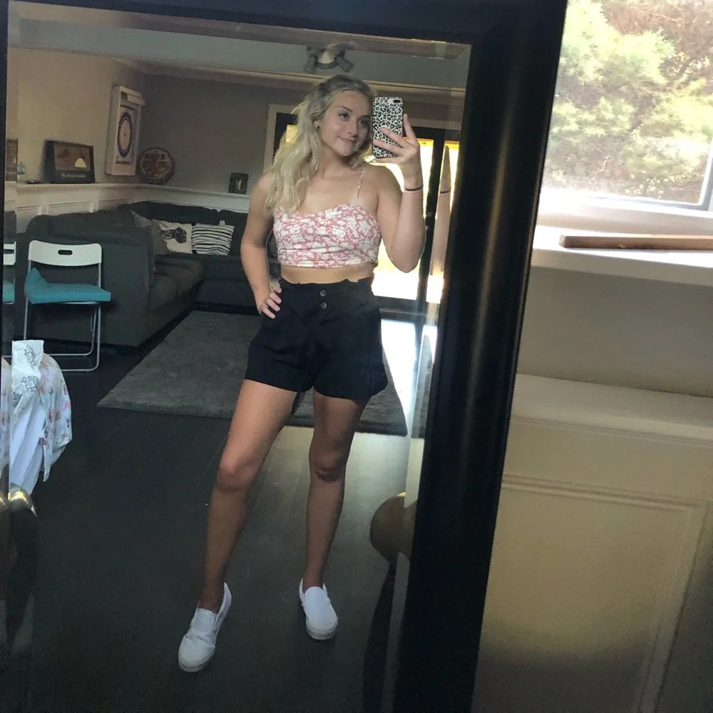 FOREVER 21 button up shorts S - Picture 13 of 15
